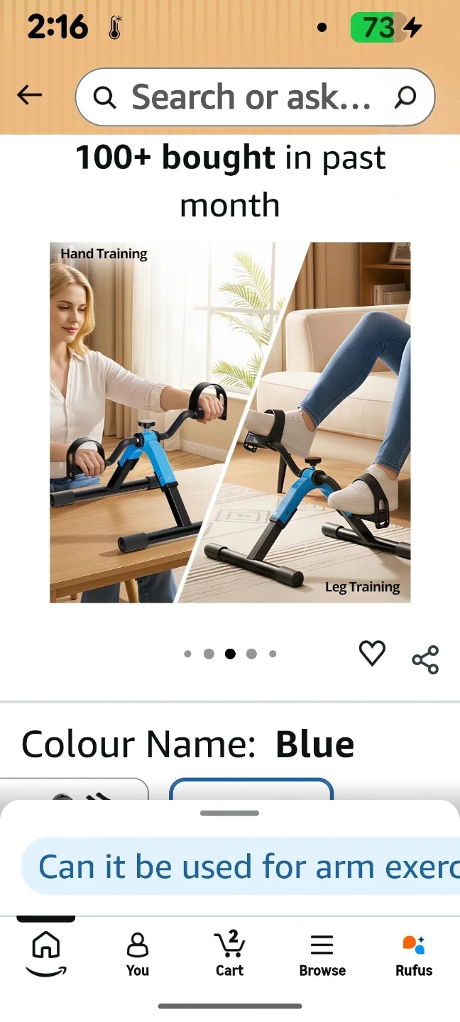 Under desk exerciser