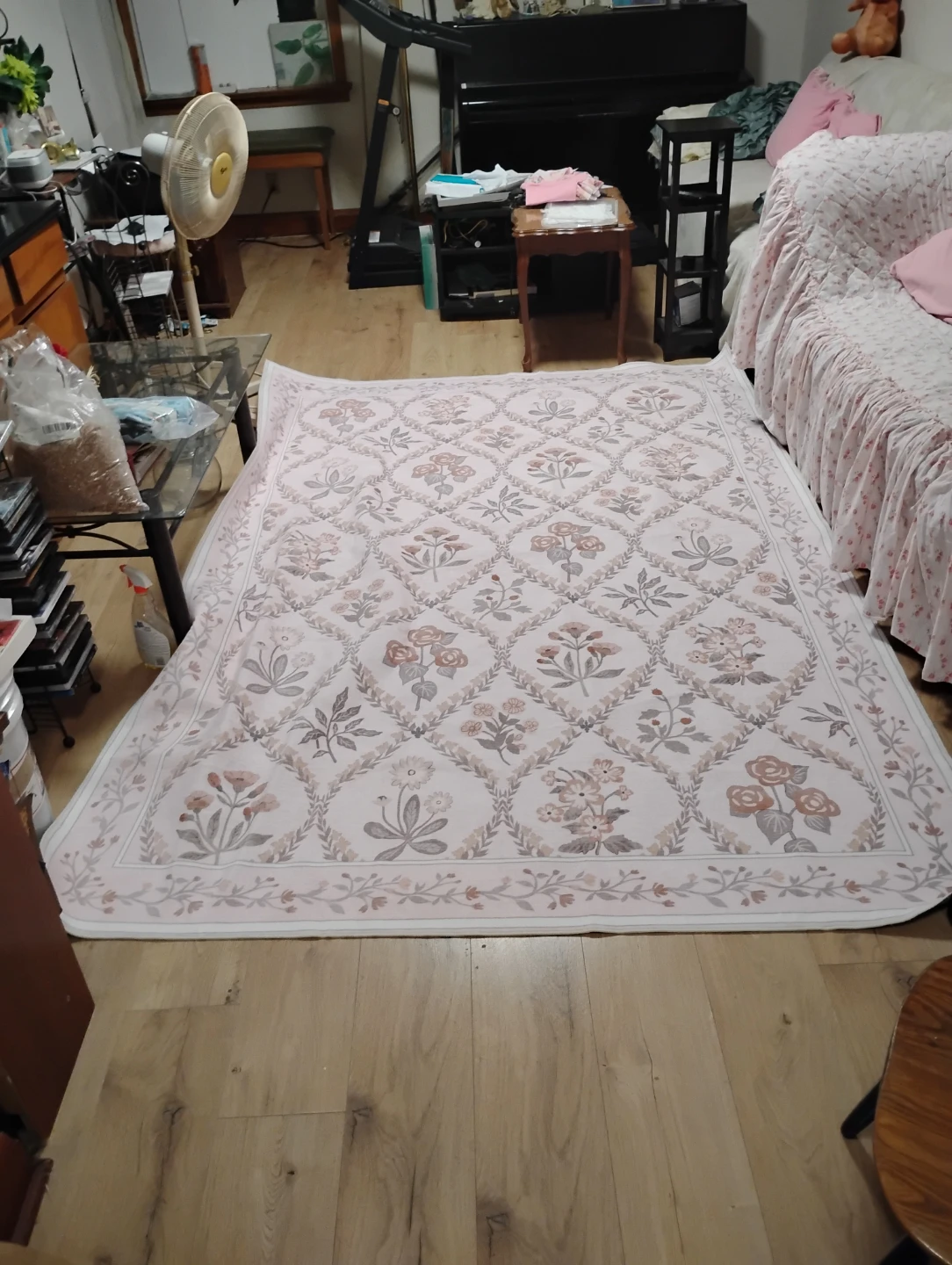 Floral Pattern Area Rug