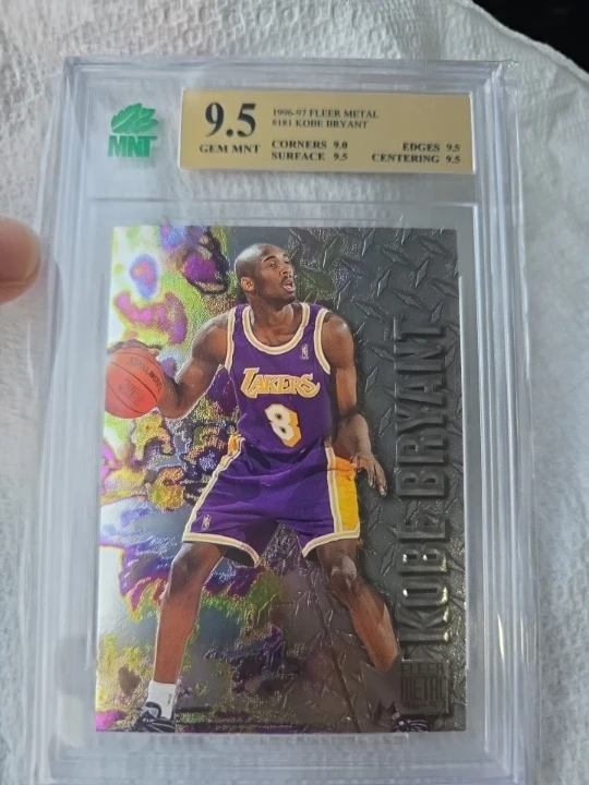 1996-97 Fleer Metal Kobe Bryant Card MNT 9.5
