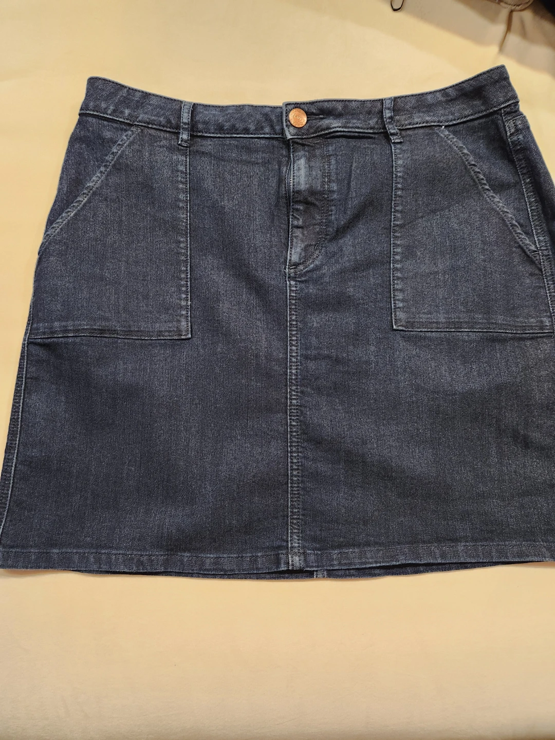 Dark Denim Skirt