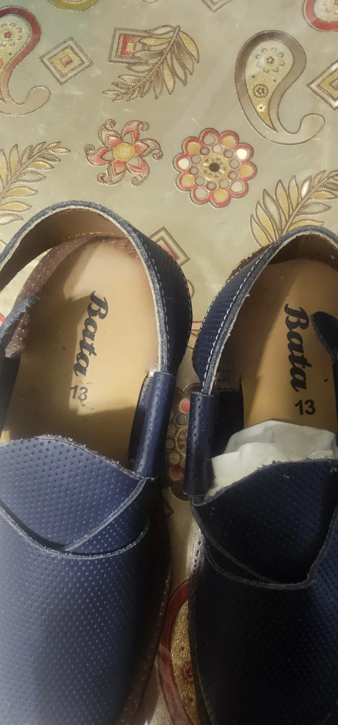 Bata Navy Peshawari Sandals - photo 3