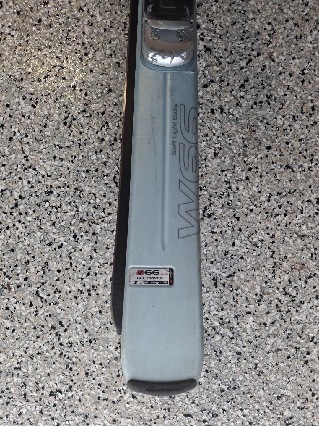 Nordica V66 Skis with Rossignol Bindings