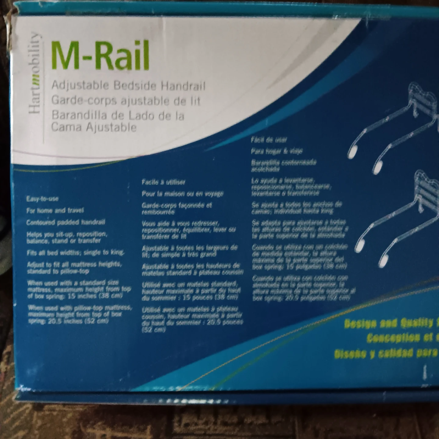 Hartmobility M-Rail Adjustable Bedside Handrail🏈