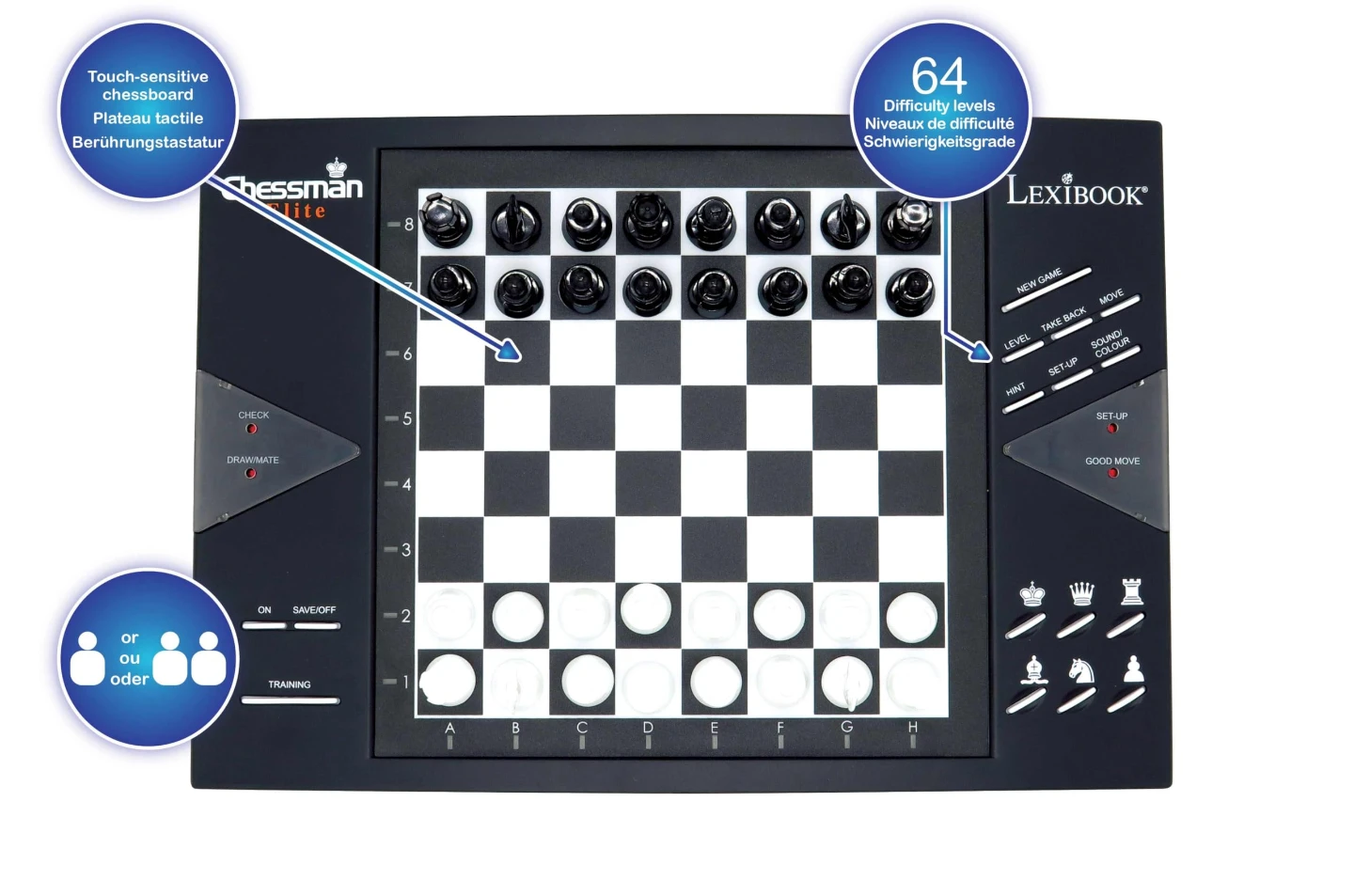 Chessman elite Lexibook game