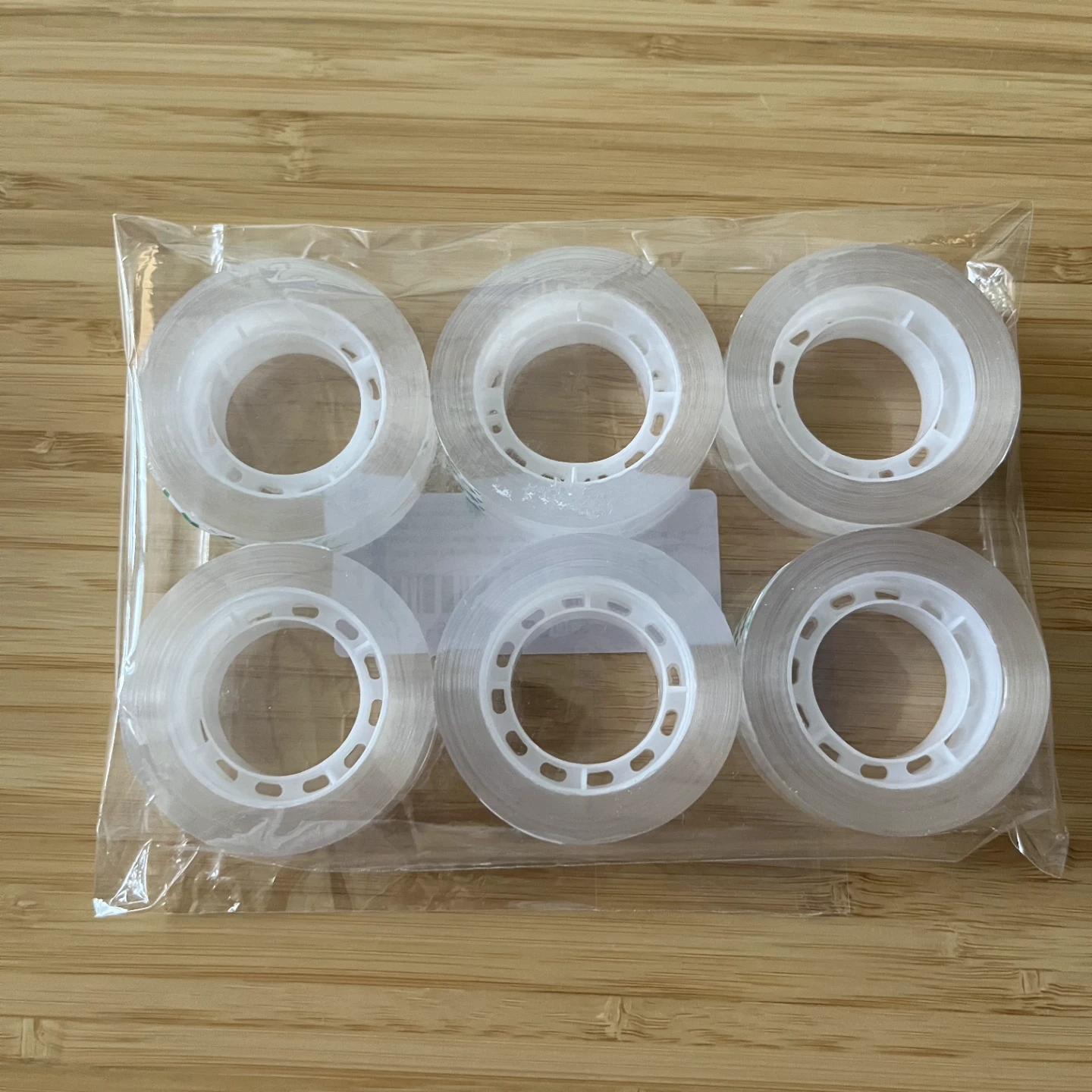 6 Rolls Clear Tape
