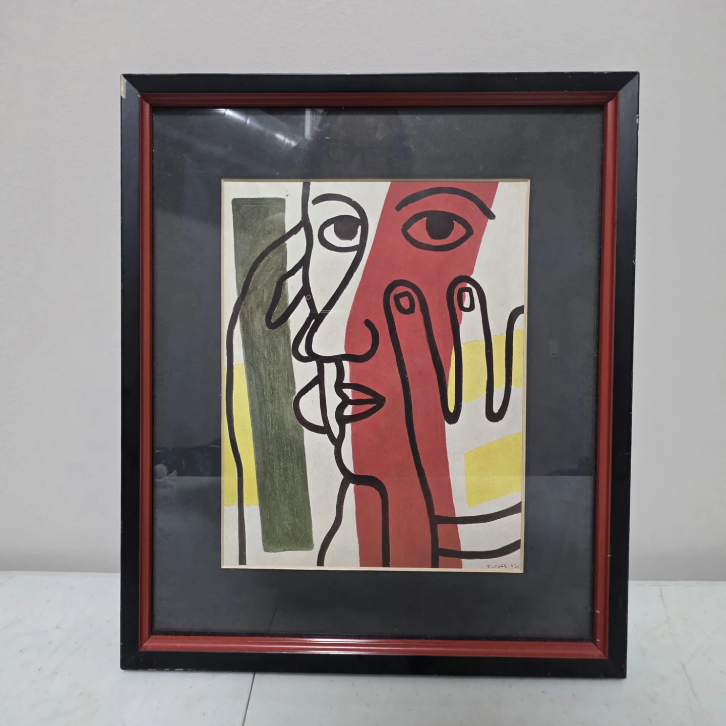 Fernand Leger Mid Century Print Collectible