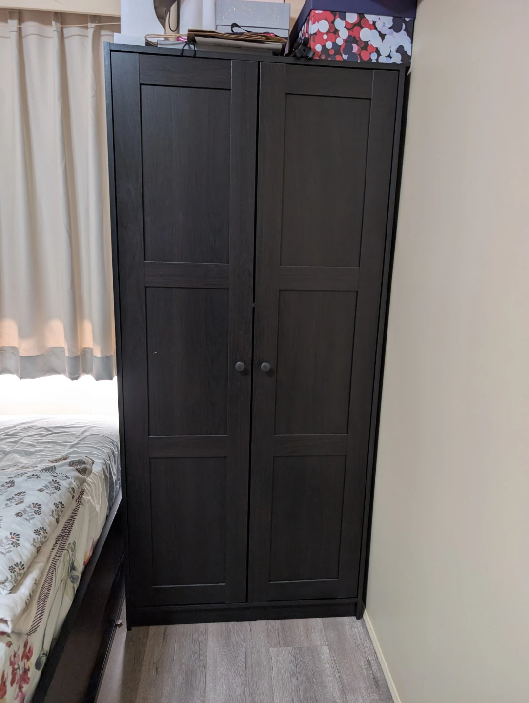 IKEA Vuku Wardrobe Black - photo 2