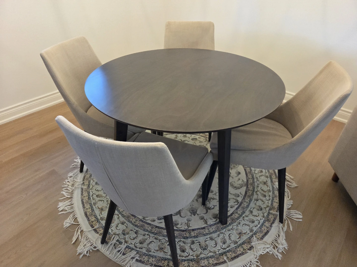 Set of 4 Upholstered Dining Chairs
