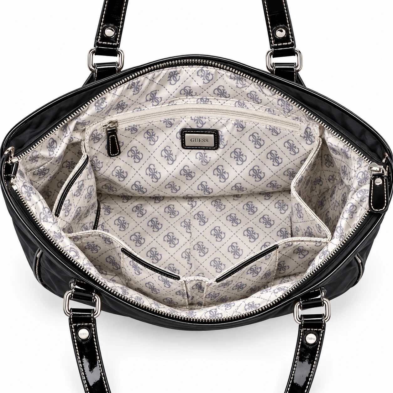 GUESS black nylon tote bag - photo 3