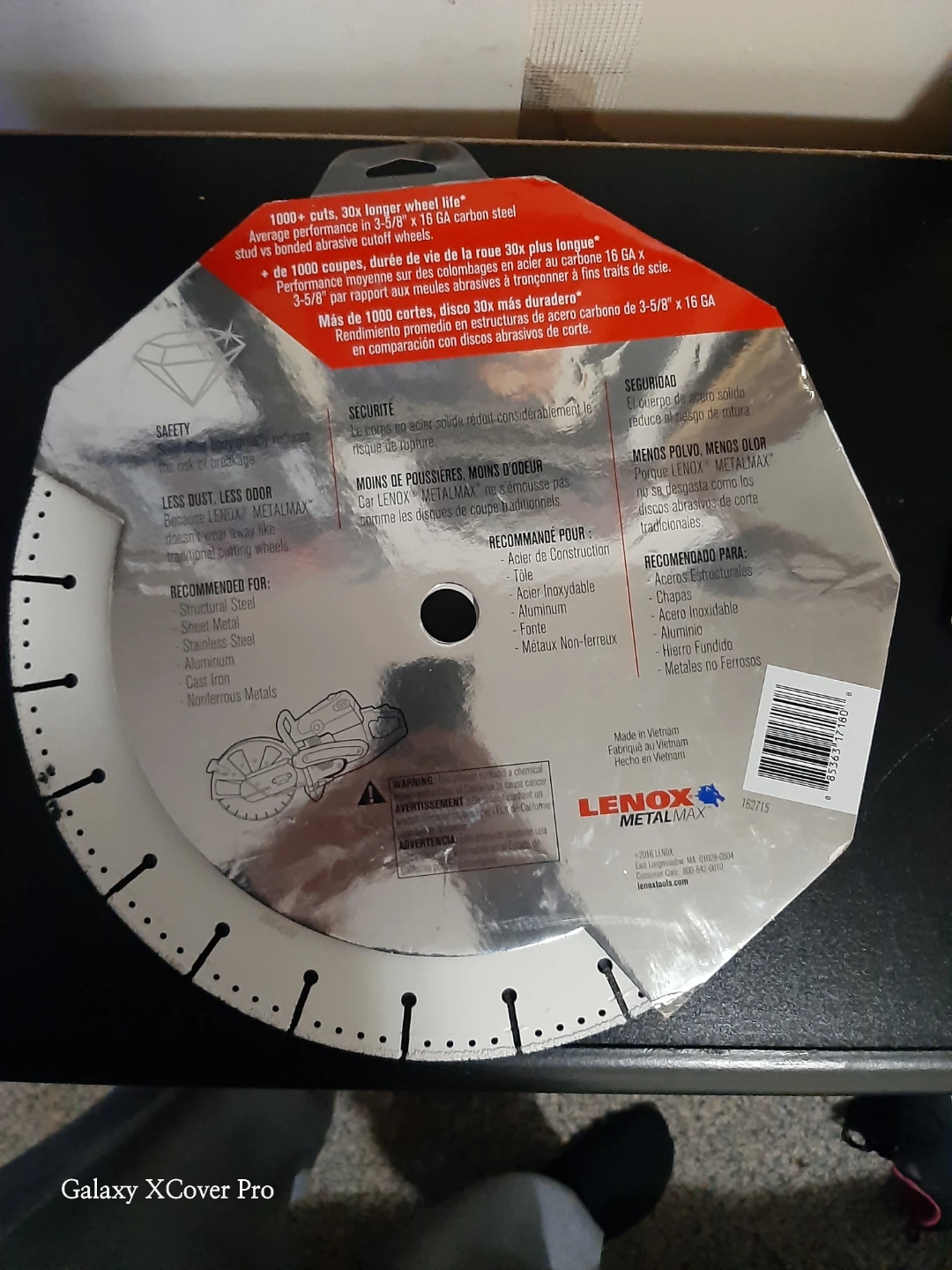 Lenox MetalMax 14" Diamond Cutting Wheel - photo 2