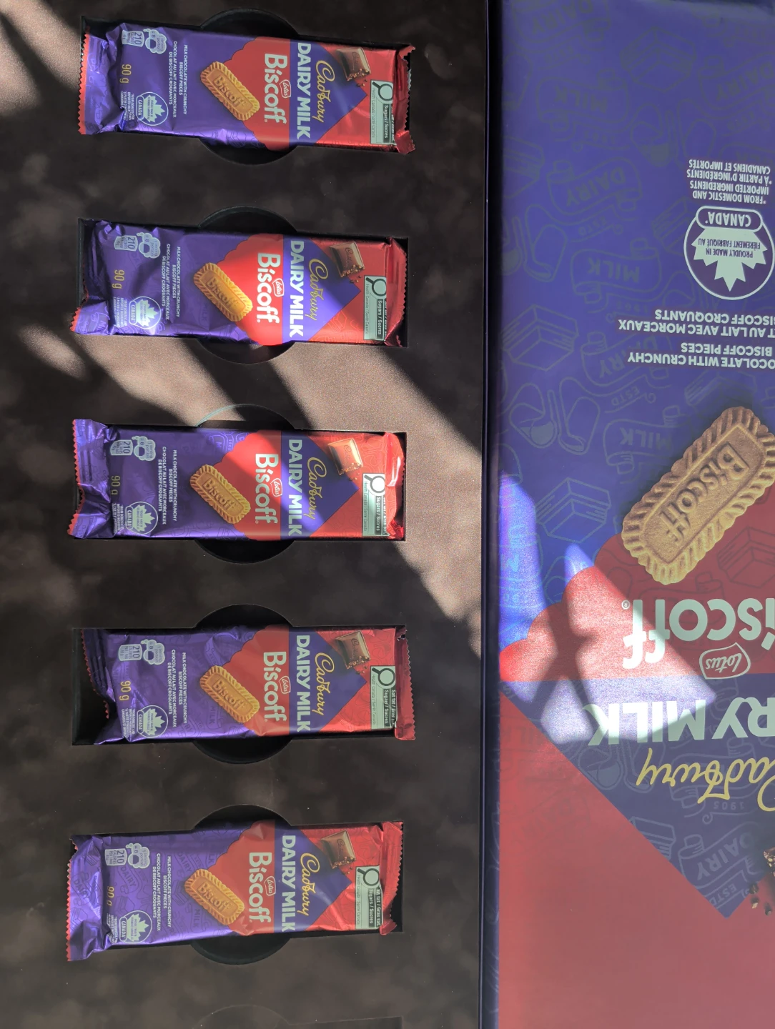Cadbury Dairy Milk Biscoff Chocolate Bar Set - photo 2