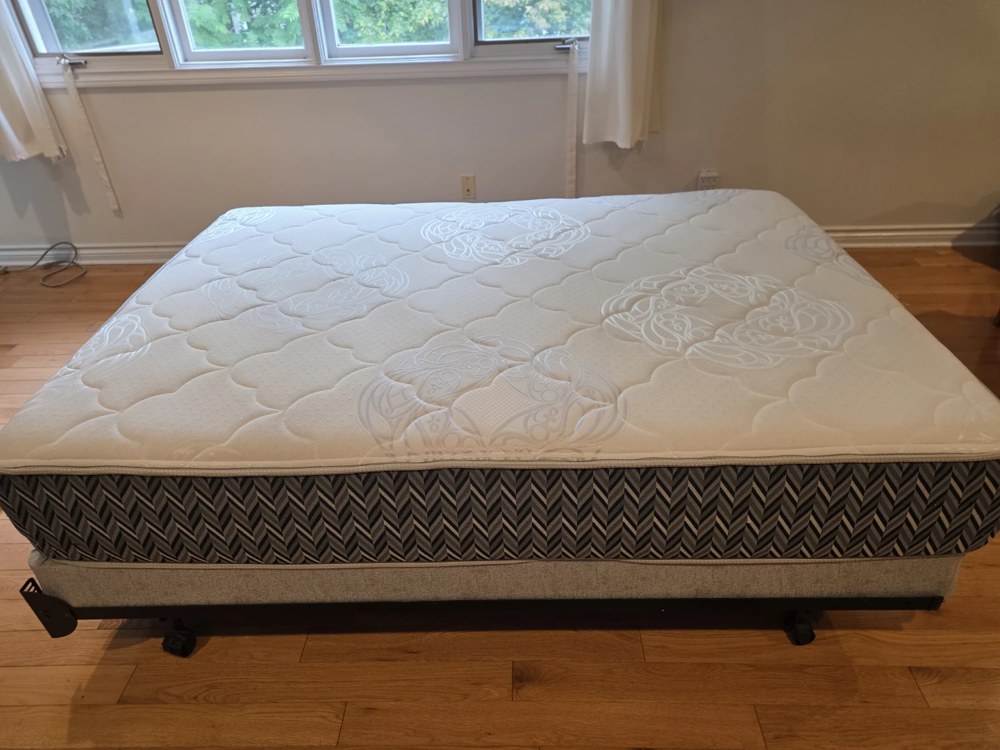 Full size Mattress, boxspring, frame