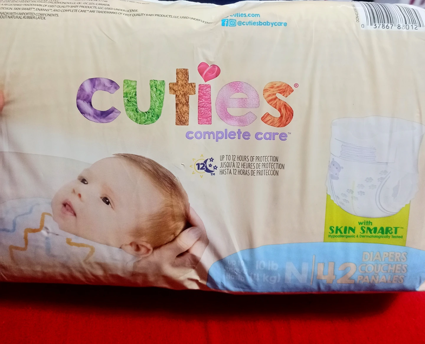 Cuties Complete Care Diapers Newborn 42 Count - photo 2