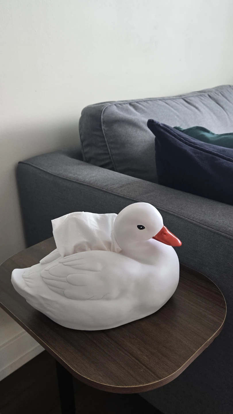 Cute Duck shaped tissue holder - photo 2