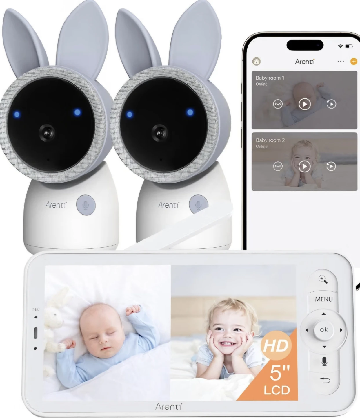 Arenti Alnanny A4-2Cam Kit Plus Baby Monitor