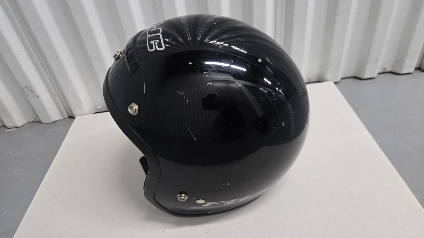 HJC Open Face Motorcycle Helmet Black