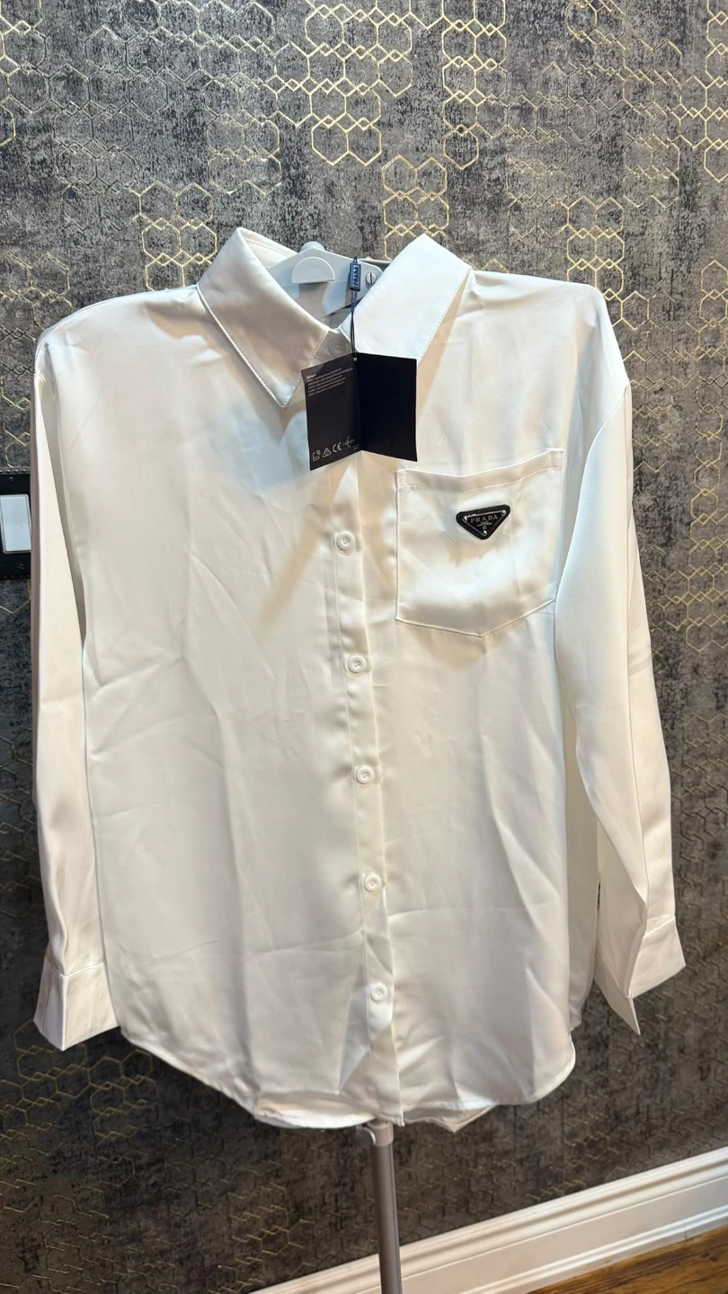 Prada White Button-Down Shirt