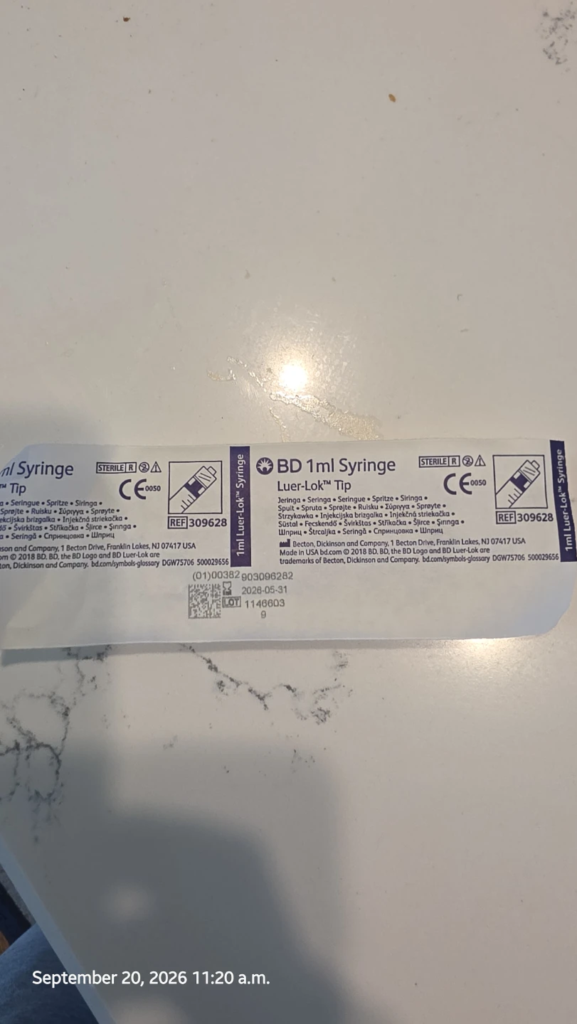 Syringes and needles
