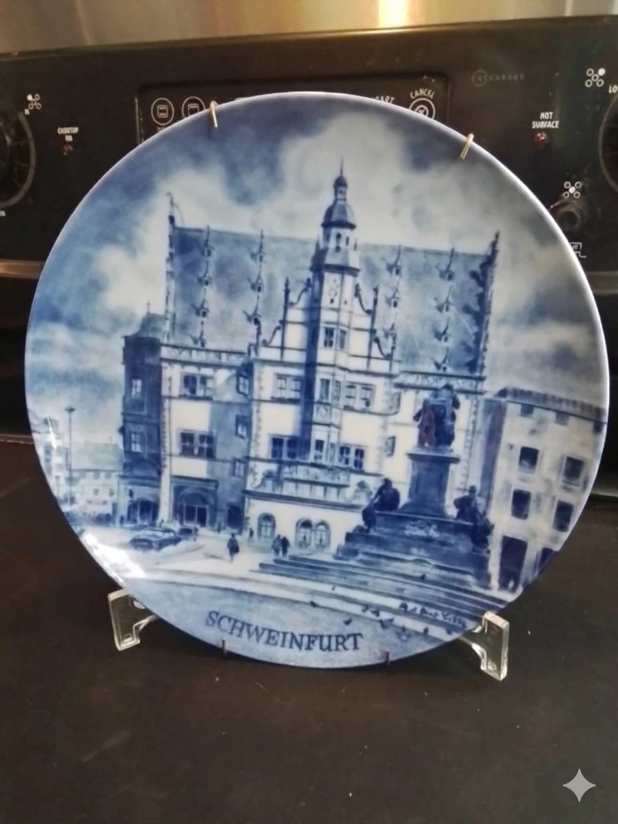 Kaiser Porcelain Collector Plate - Schweinfurt