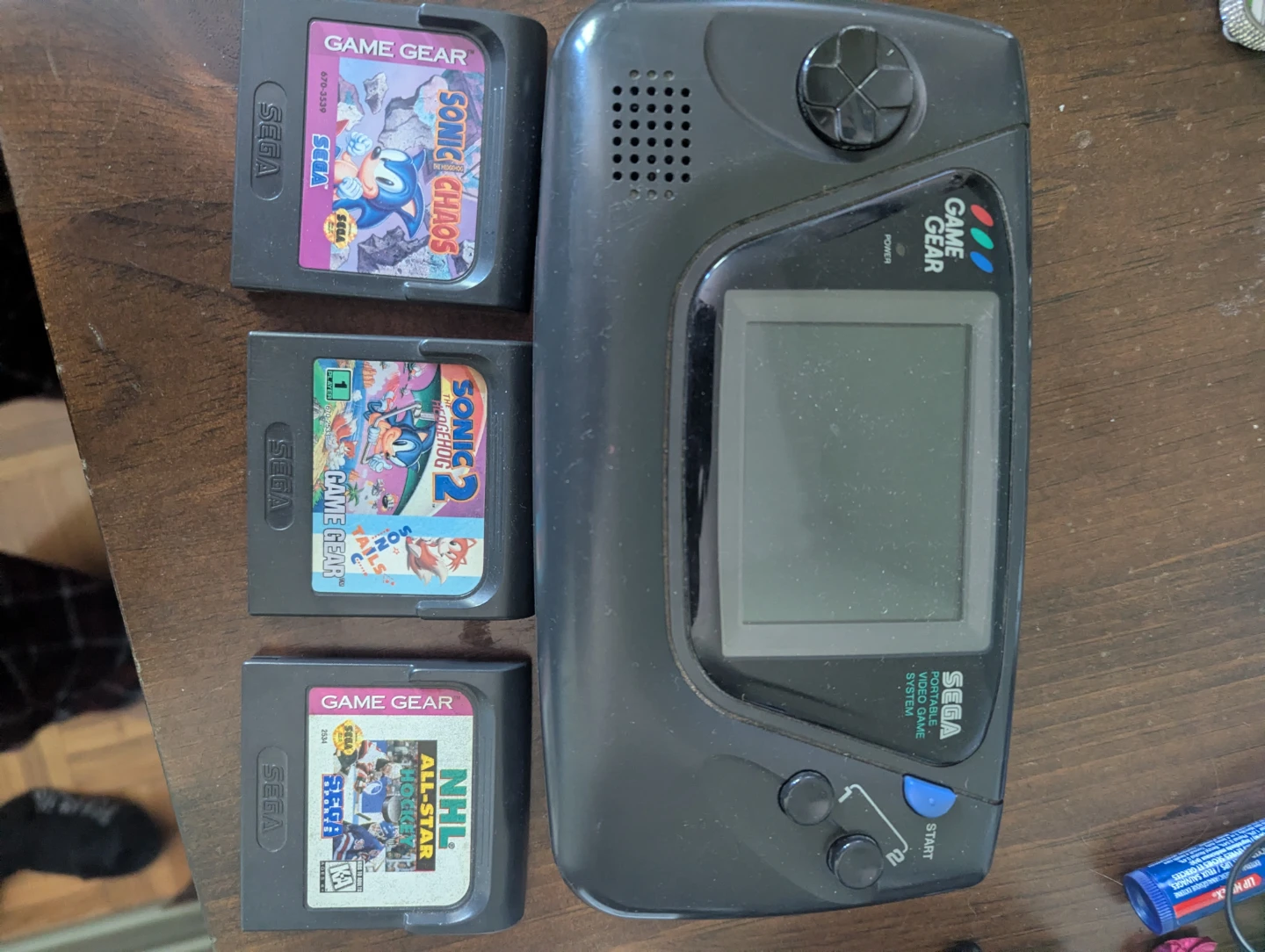 Sega Game Gear with 3 Games