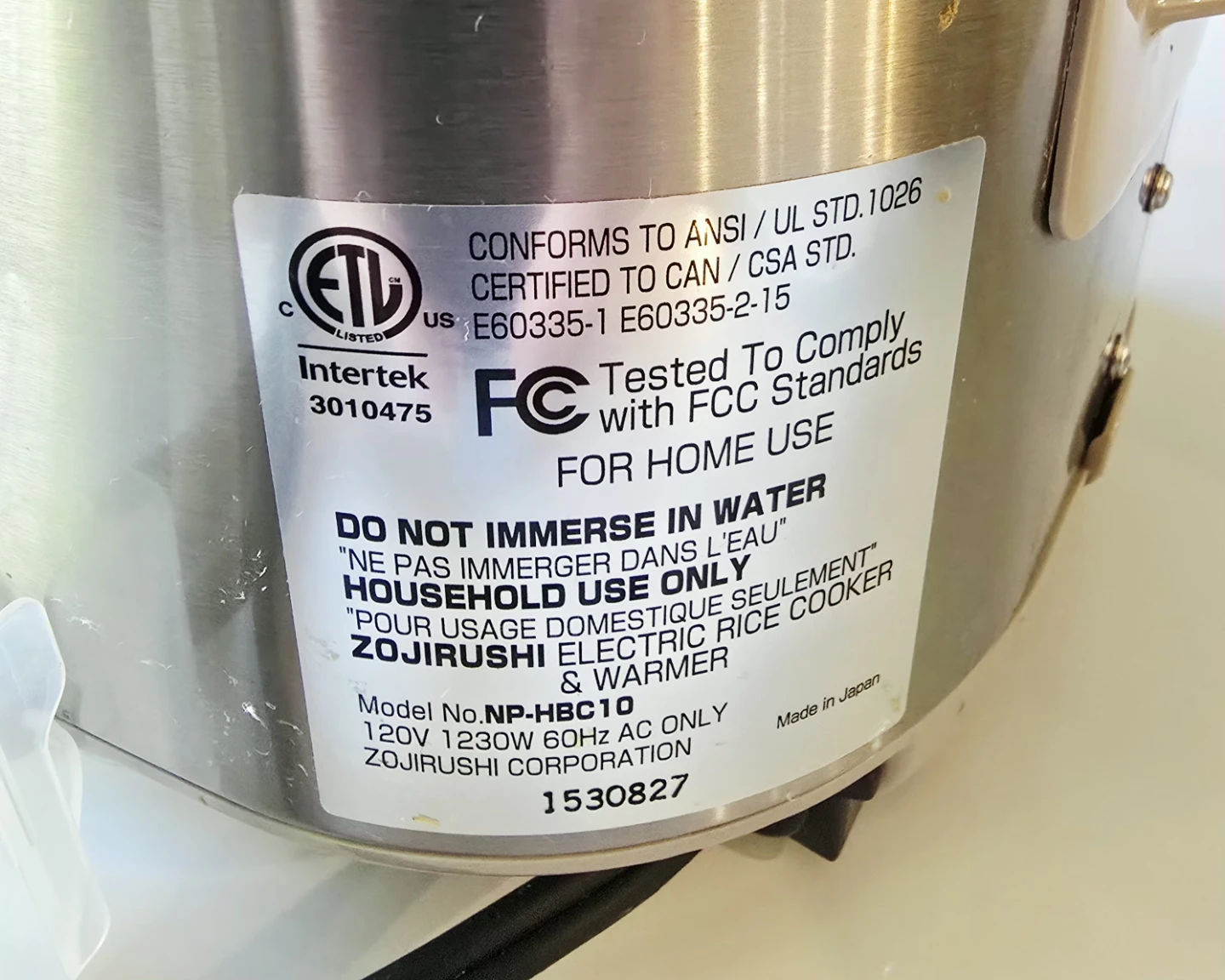 Zojirushi NP-HBC10 Induction Heating Rice Cooker - photo 4