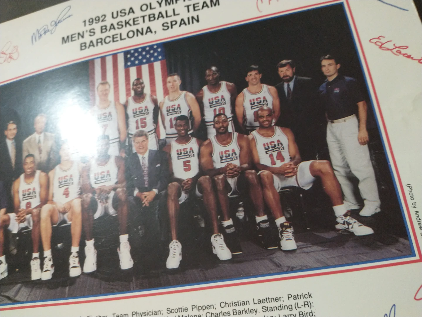 1992 USA Olympic Men's and Women's Basketball Team Pictures - photo 4