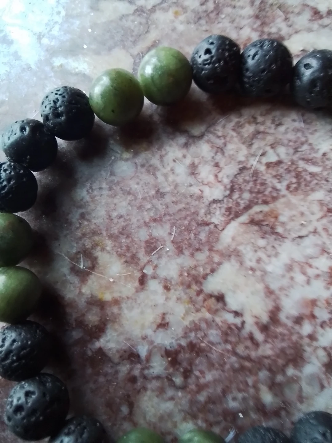 Natural Green Jade & Volcanic Lava Stone Aromatherapy Diffuser - photo 3
