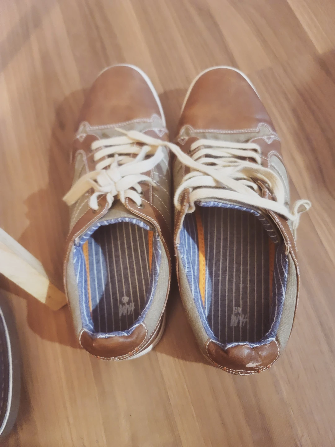 H&M Men's Casual Sneakers Brown Size 11.5 - photo 3