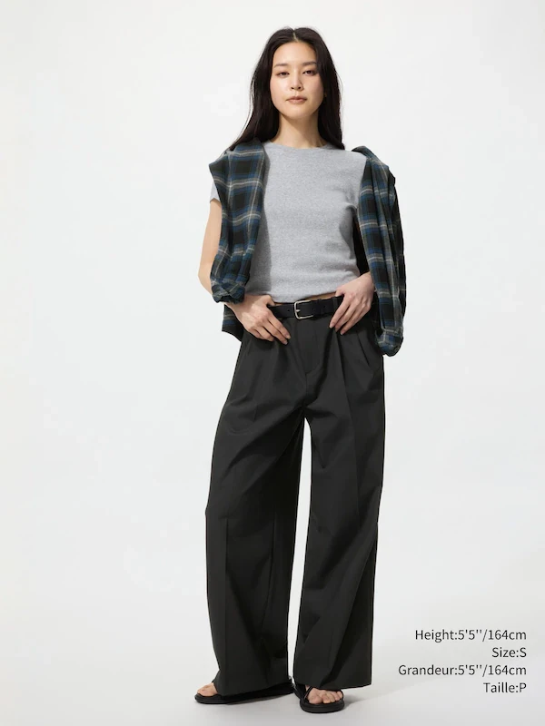 Uniqlo Wide Leg Pants *TALL length* XL - photo 4