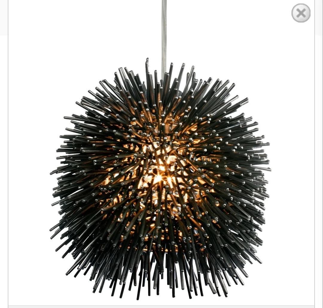 Varaluz Urchin 9" Black Mini Pendant - photo 5