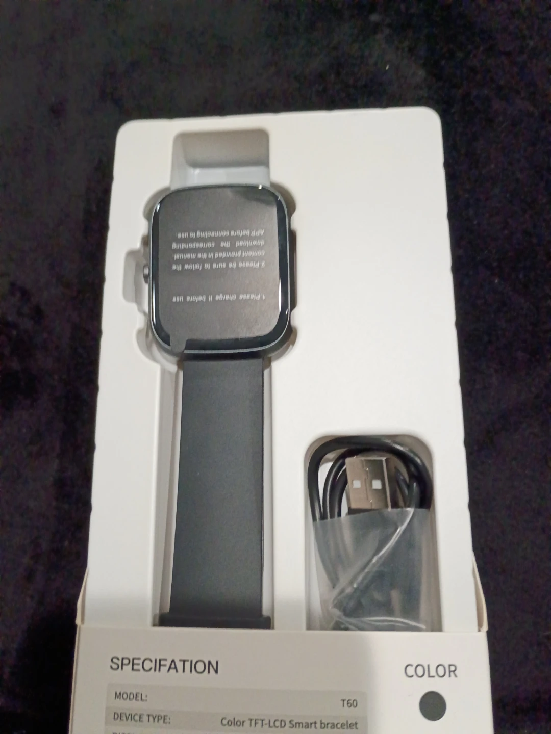 T60 Smart watch and Fitness Tracker