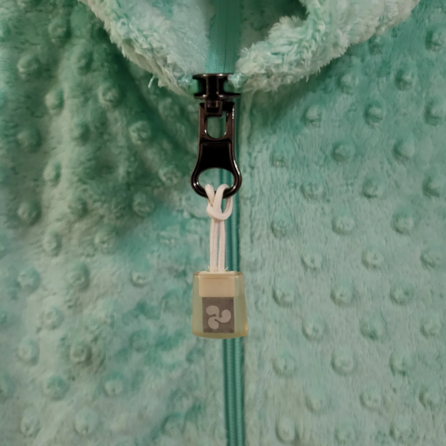 Triple Flip Mint Dot Minky Zip-Up Hoodie Jacket (12-14Y) - photo 4