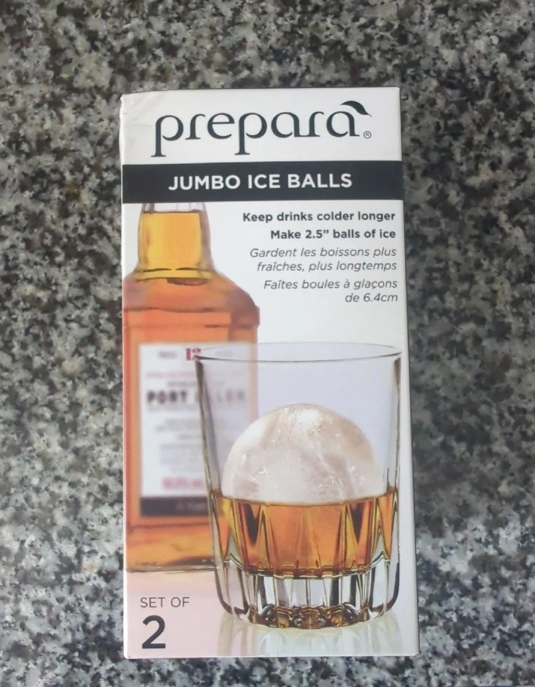 Prepara Jumbo Ice Ball Molds (Set of 2) 🏈