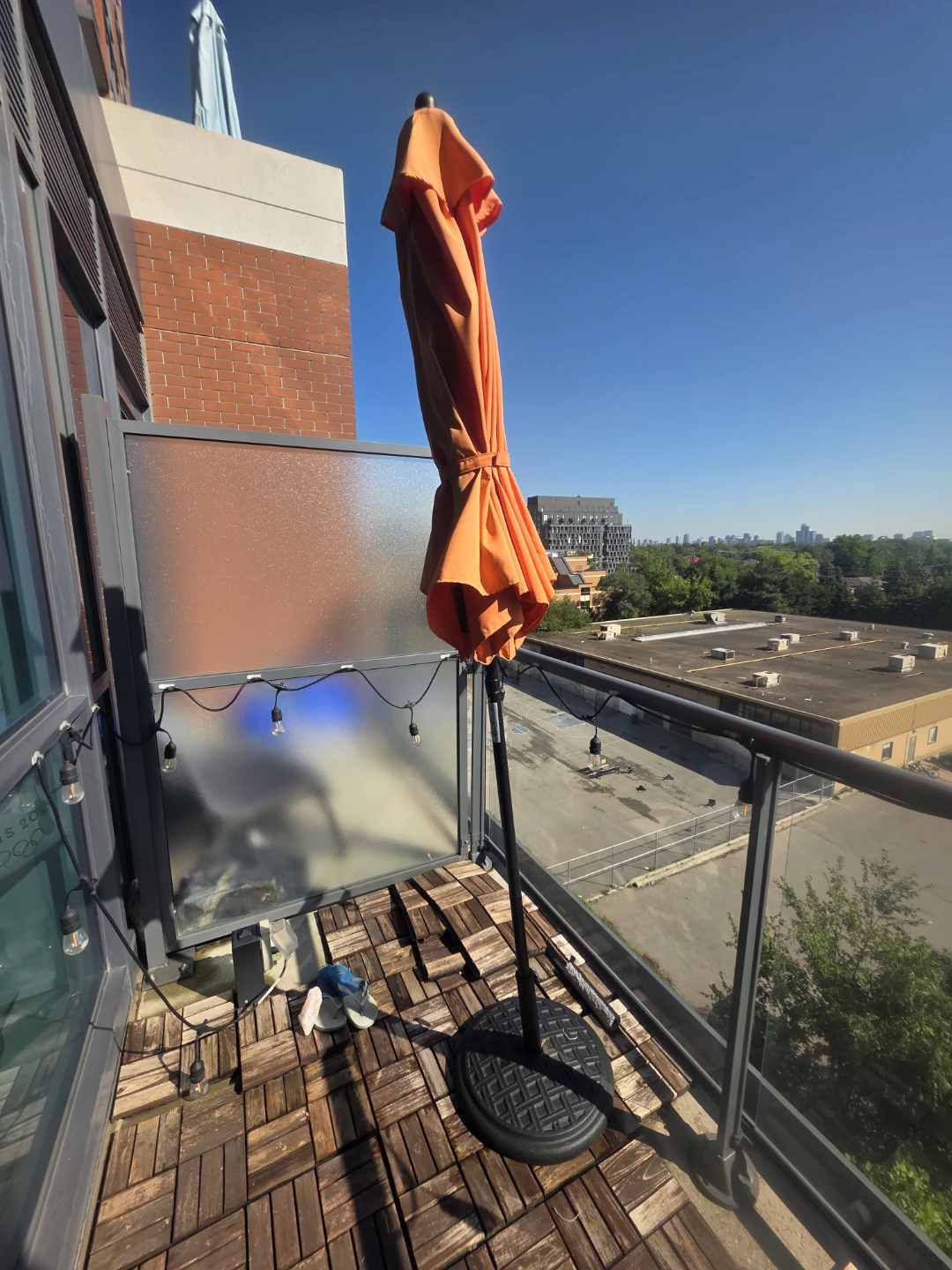 Patio umbrella (orange) - photo 5