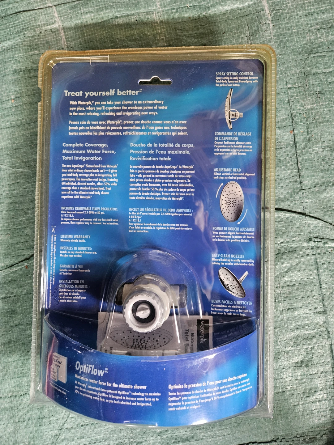 Waterpik AquaScape Total-Body Showerhead - photo 2