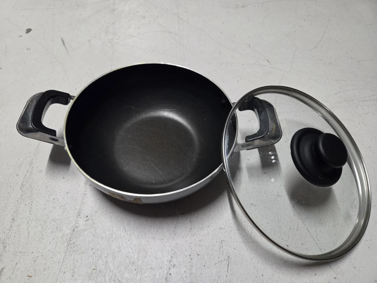 GreenLife Non-Stick Kadhai with Lid - photo 4