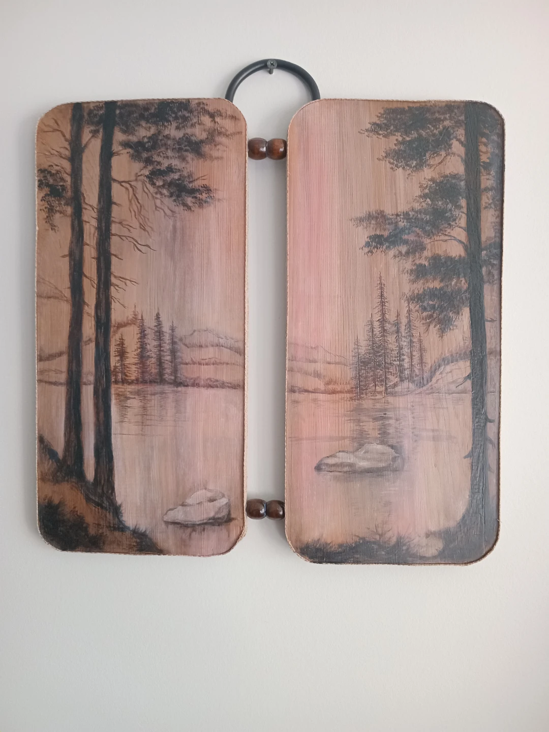Hand-Painted Wooden Cutting Board Art