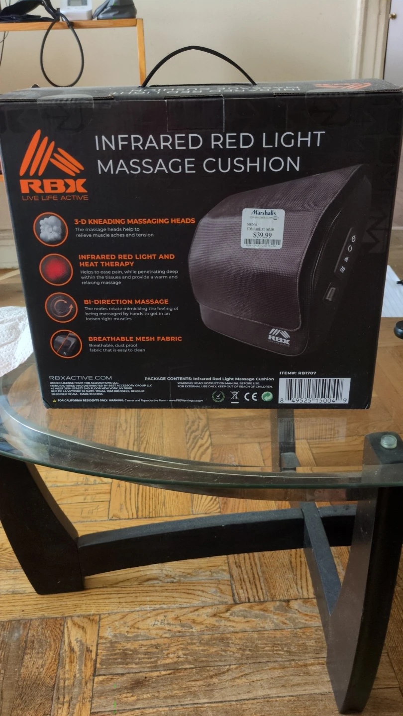 RBX Infrared Red Light Massage Cushion - photo 3