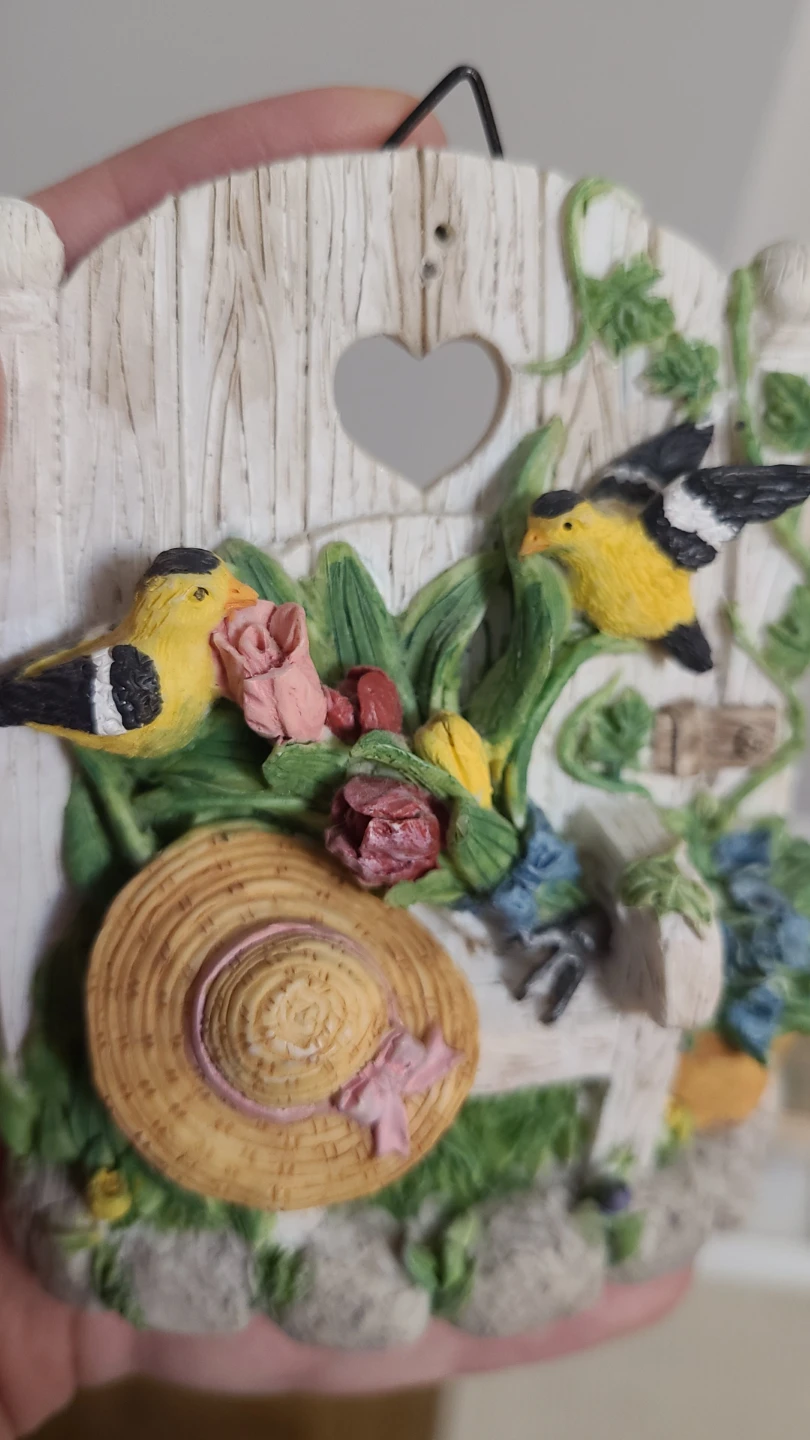 Decorative Wall Hanging Bird and Garden Plaque - photo 2