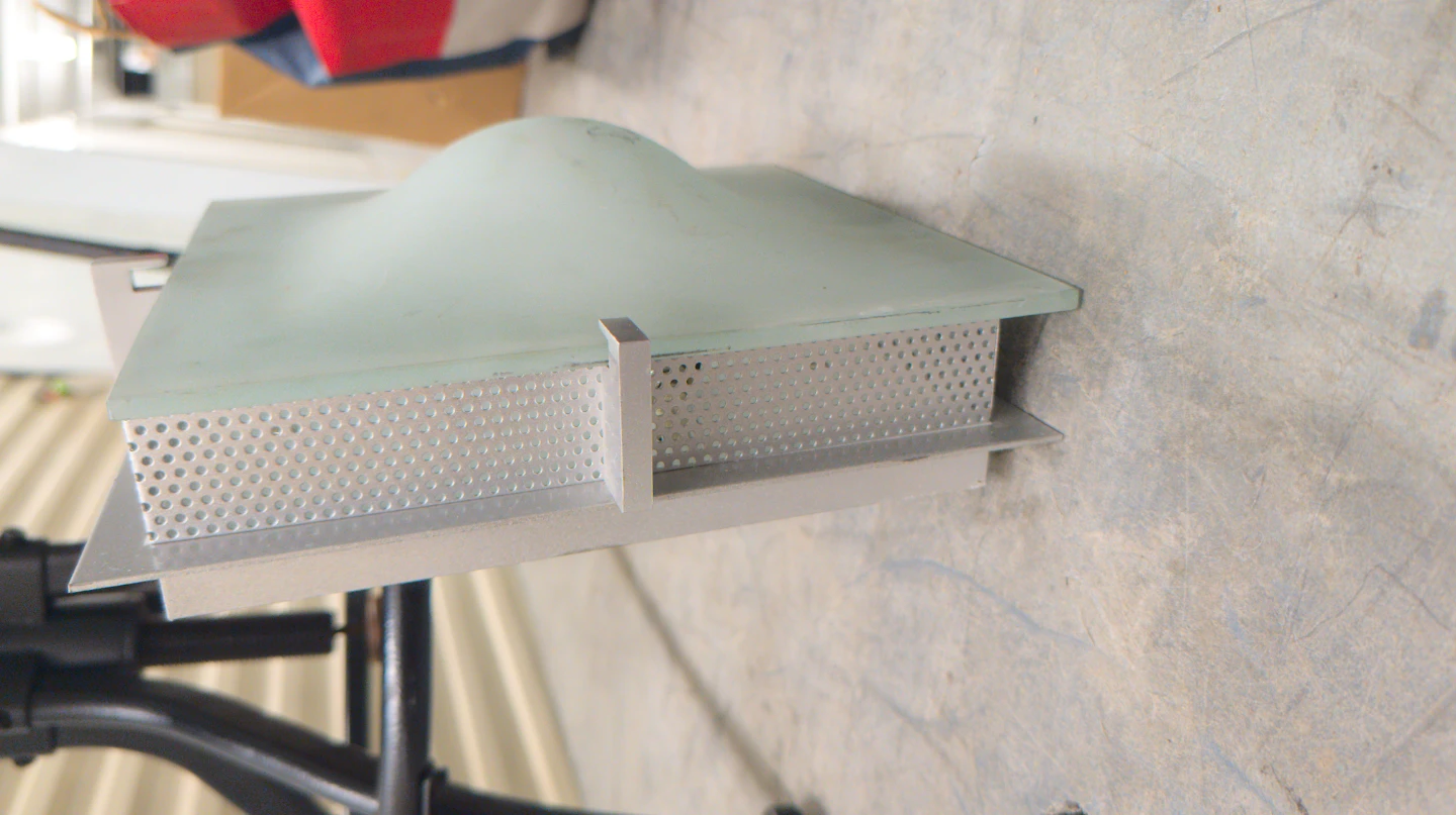 Square Frosted Glass Ceiling Light - photo 4