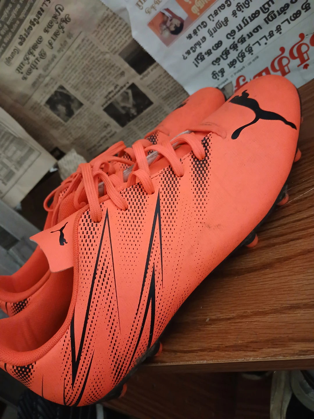 Puma Soccer Cleats - Orange - photo 4