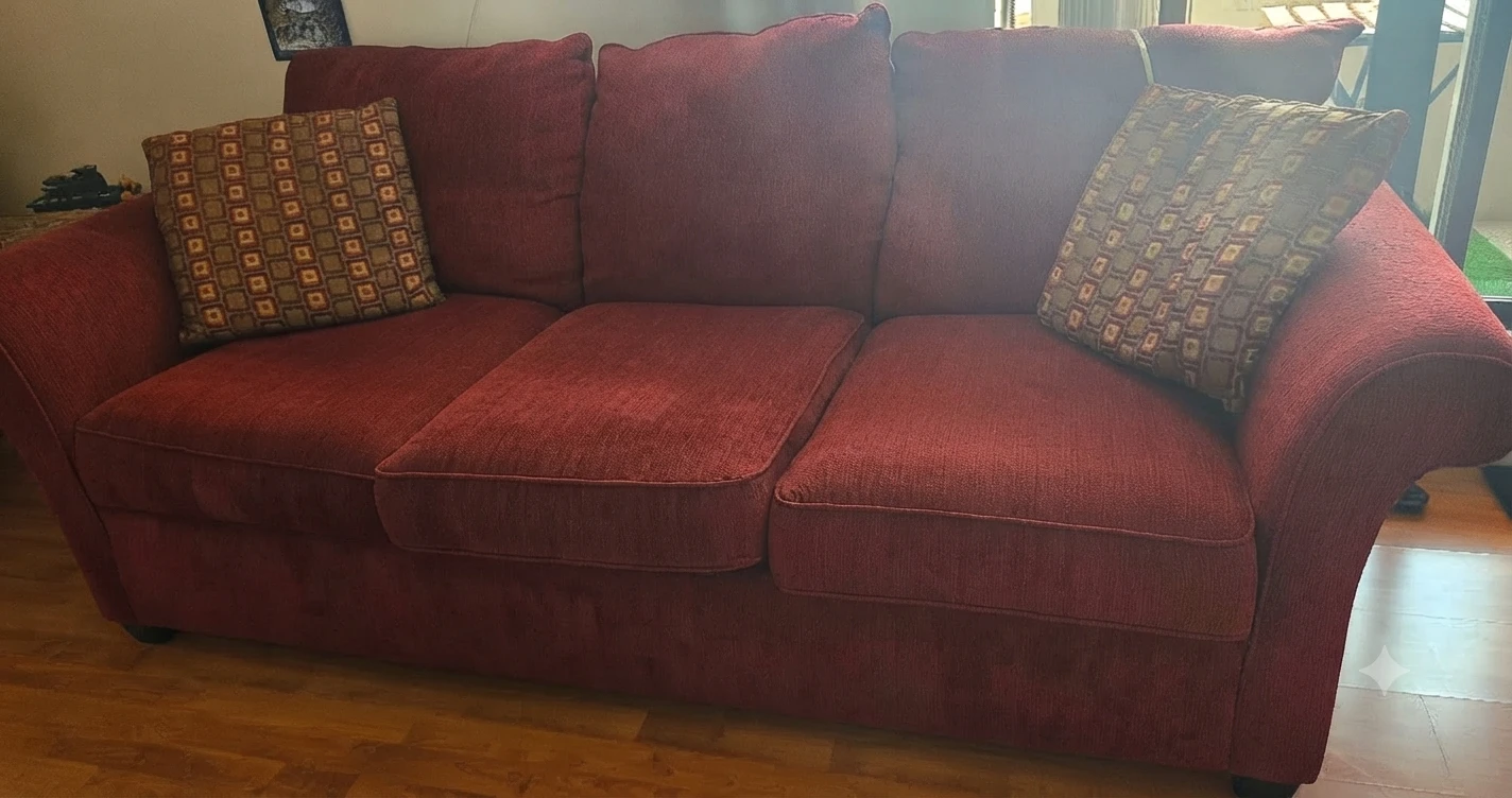 Couch-Three-Cushion Sofa