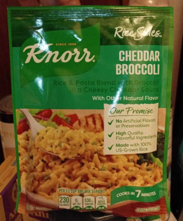 Knorr Rice Sides Cheddar Broccoli 🏈