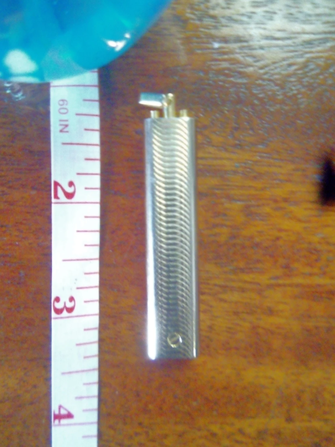 Vintage Slim Gold Tone clock - photo 2