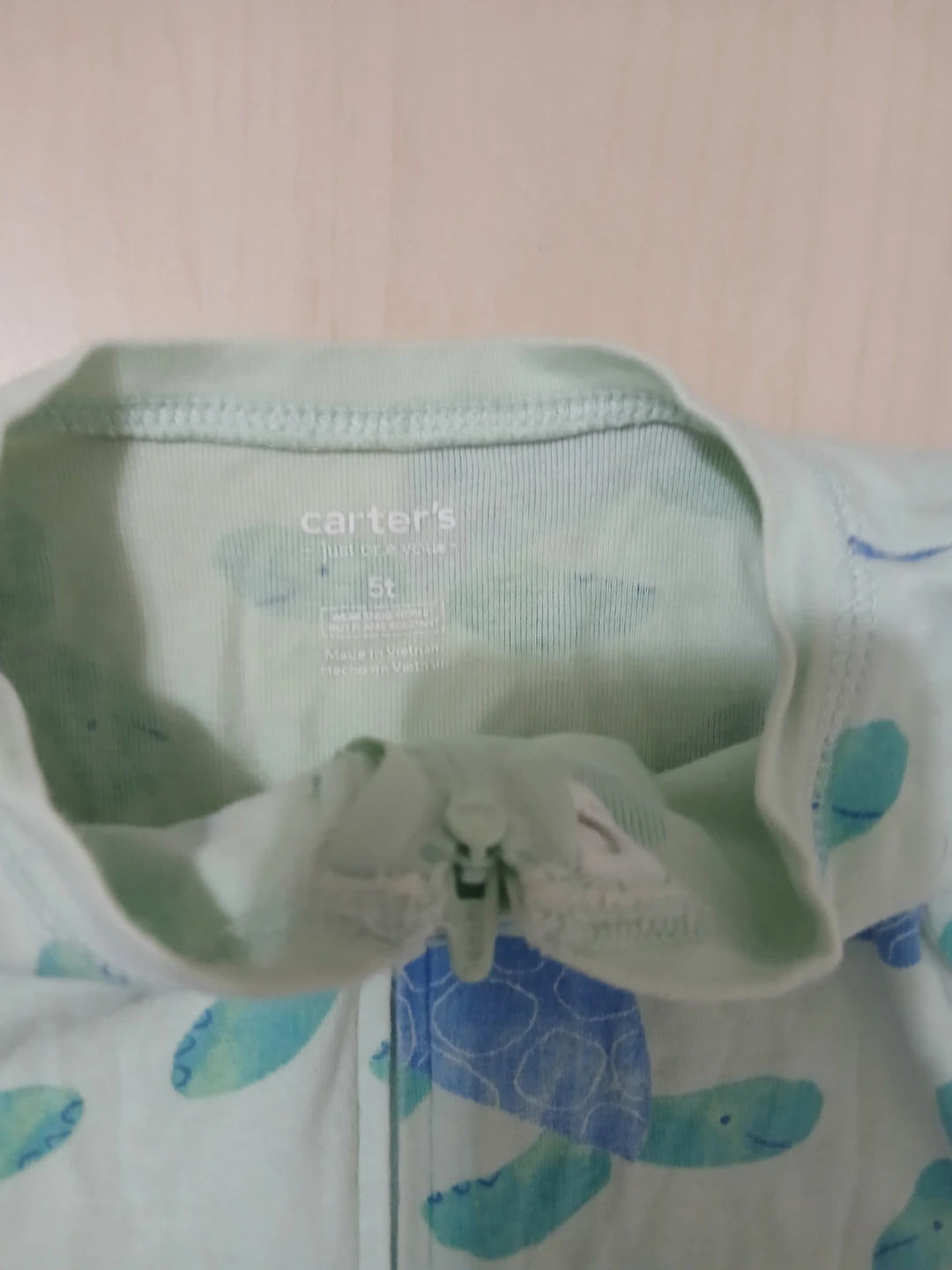 Carter's Turtle Print Pajamas 5T🏈 - photo 3