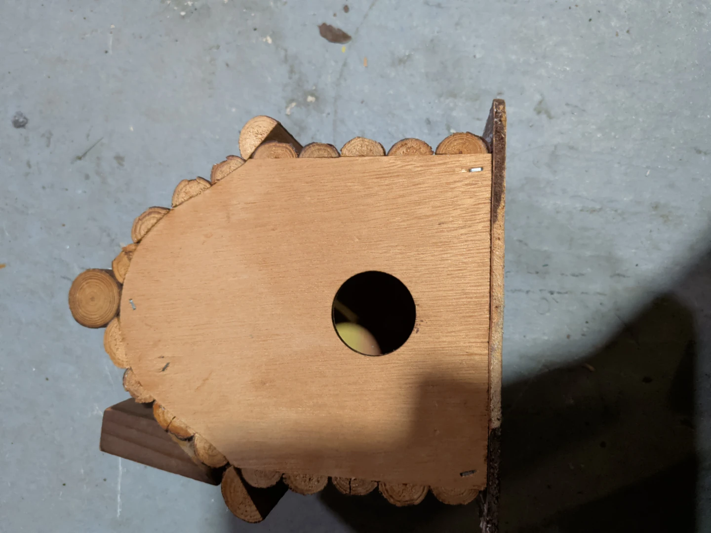 Rustic Miniature Log Cabin Decoration - photo 2