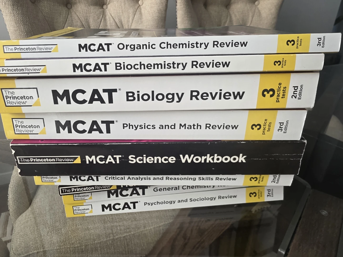 The Princeton Review MCAT Review Books - 7 Volume Set