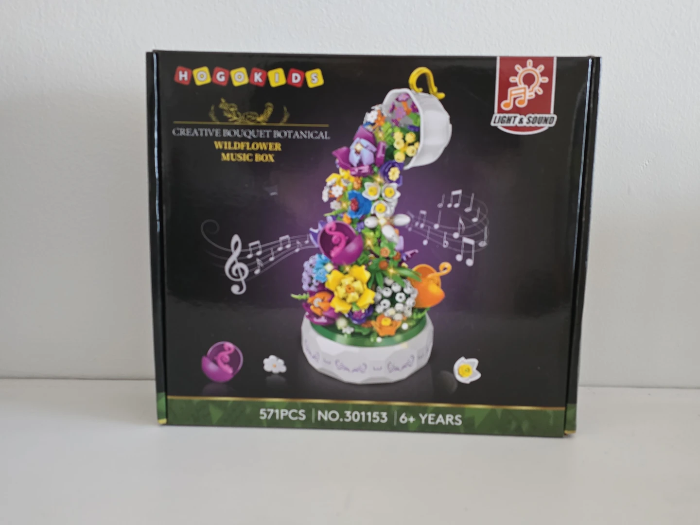 Botanical Wildflower Music Box Building Set