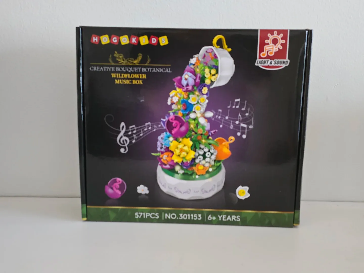 Botanical Wildflower Music Box Building Set