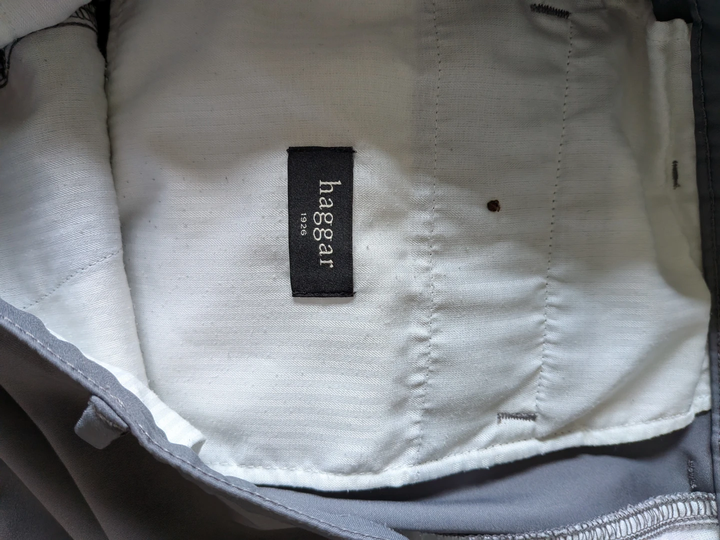 🏈Haggar 1926 Men's Grey Dress Pants - photo 5